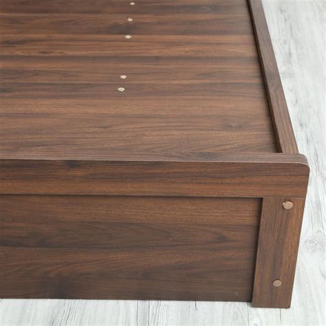 Buy Lewis King Bed with Hydraulic Storage - Brown from Home Centre at ...