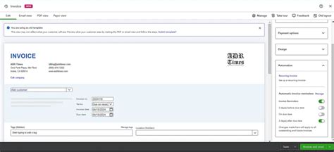 Image result for QuickBooks Recurring Invoice