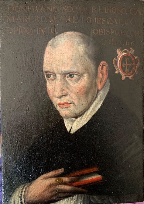 Unknown - Spanish school. Secretary of Pope Pius V, abbot of Husillos ...