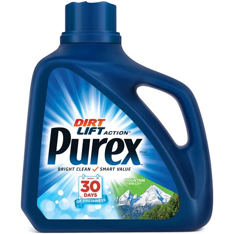 Purex Ultra Concentrate Laundry Detergent, Mountain Breeze, 150 fl oz ...
