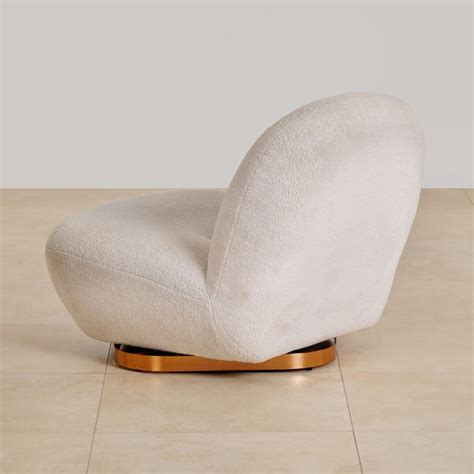 Buy (Refurbished) Serenity Fabric Accent Chair - White from Home Centre ...