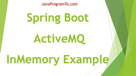 Image result for Spring Boot ActiveMQ Example