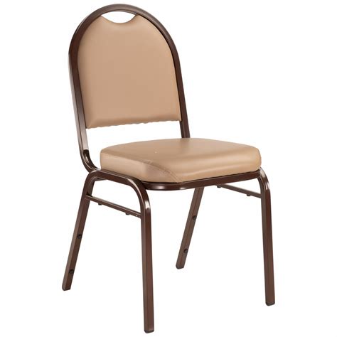NATIONAL PUBLIC SEATING, Faux Leather Seat, Vinyl, Stacking Chair ...