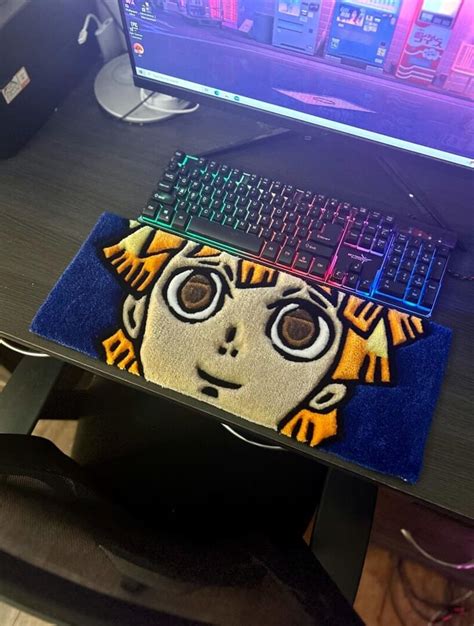 Zenitsu-Inspired Keyboard Handmade Rug – Mayur Rugs