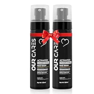 OURCARES Activated Charcoal Anti-Pollution Face Wash For Bright & Even ...