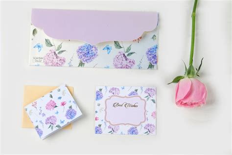 Hydrangea Design Envelope & Tag Combo – Paperholic Design Studio