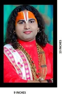 LVY ART Aniruddhacharya Ji Maharaj Wall Photo Frame – for Mandir ...