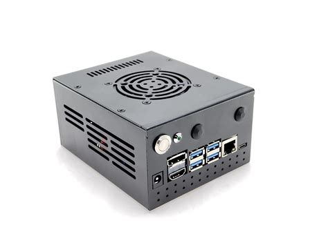 CMC TECH Metal Enclosure Case + 60 x 60 x 20mm Dual Ball Bearing 4-Pins ...