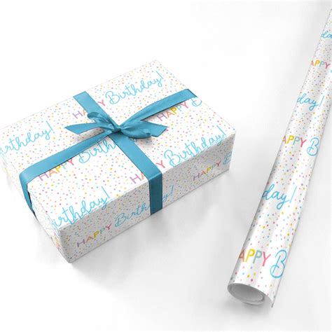 Happy Birthday Wrapping Paper – Dyefor
