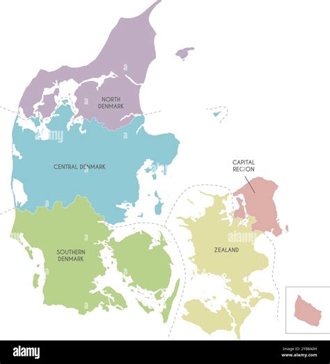 Denmark Provinces Map