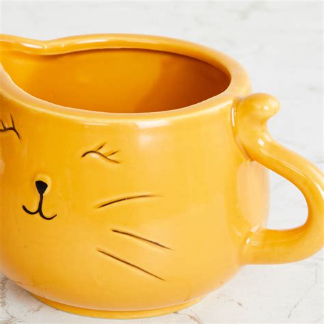 Buy Colour Connect Ceramic Cat Planter from Home Centre at just INR 699.0