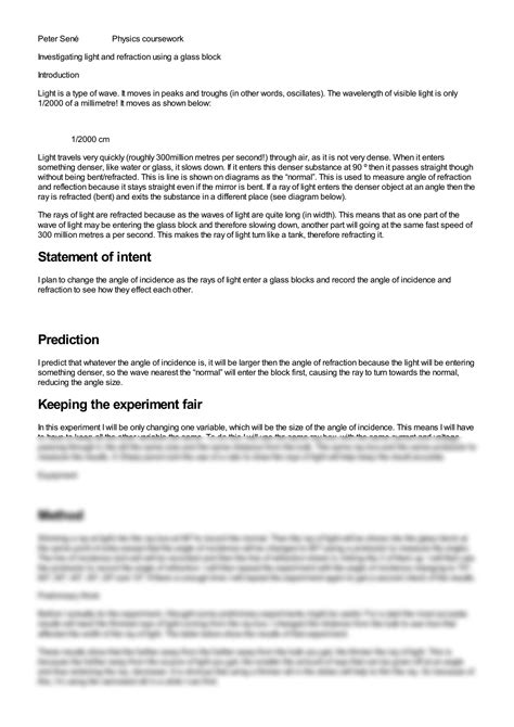 Image result for Refraction Experiment with Glass Block