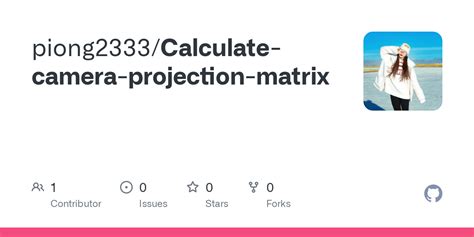 Image result for Camera Projection Matrix