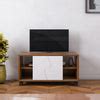 Buy Nilkamal Clive TV Unit (Walnut and White) Online In India