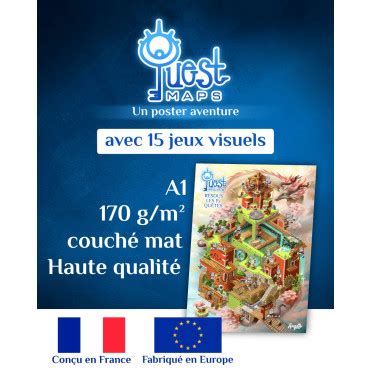 Acheter Poster aventure: Quest maps - Angelo Games - Jeux de société