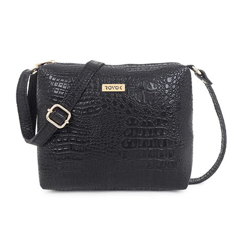 Buy ROVOK Leather Textured Shoulder Bag Cross body Pouch for Women ...