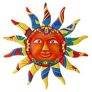 Buy VEWOGARDEN 12.7 Inches Metal Sun Wall Art Decor Hanging for Indoor ...