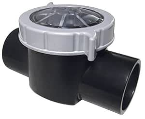 Custom 25830-150-000 1.5" SKT x 2" SPT Black CPVC Check Valve : Amazon ...