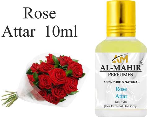 Al-Mahir Rose Attar 10ml For Unisex - Pure Natural (Non-Alcoholic ...