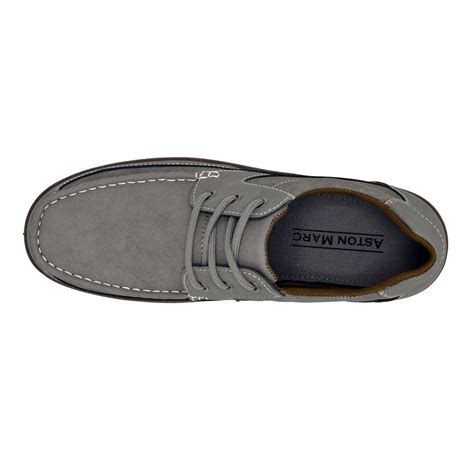 Aston Marc Mens Comfort Laceup Boat Shoe // Gray (12 M) - 2 Hype Inc ...