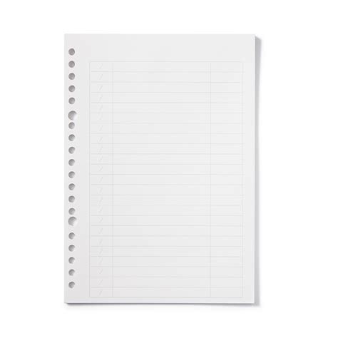 Loose leaf papers Refill Envelope For household accounts