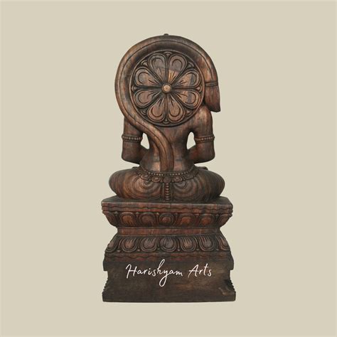 36" Hanuman: The Yogi’s Protector in Wood Sculpture