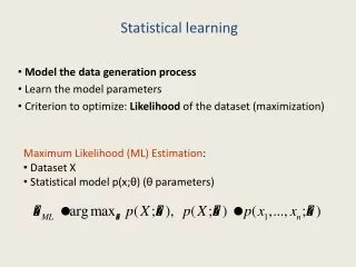 Image result for Write a Short Note On Statistical Learning