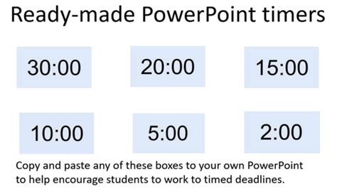 Image result for PowerPoint Timer TES