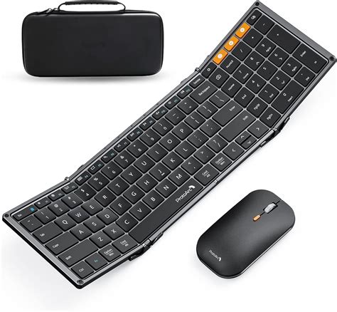 Amazon.com: ProtoArc Foldable Keyboard and Mouse, XKM01 Folding ...