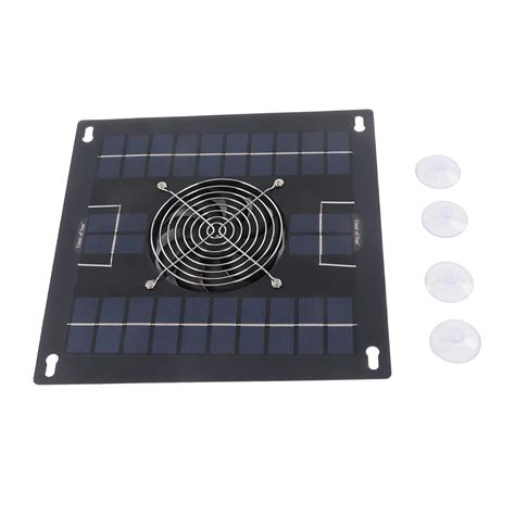 Solar Panel Fan Kit, Solar Panel Exhaust Fan Monocrystalline Silicon ...