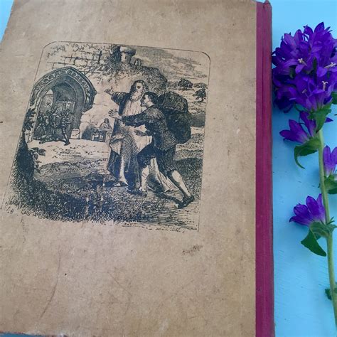 Antique Pilgrim's Progress Book by John Bunyan, Collectible Book, Rare Book
