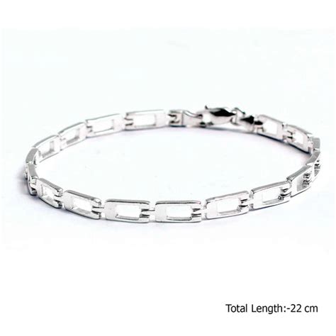 Buy BIS Hallmarked 925 Sterling Silver Link Chain Bracelet for Men and Boys