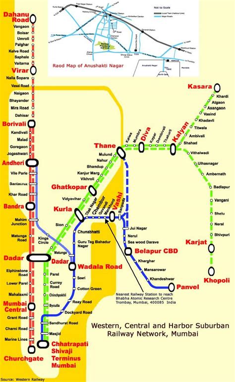 Mumbai Local Train Route Map 的图像结果