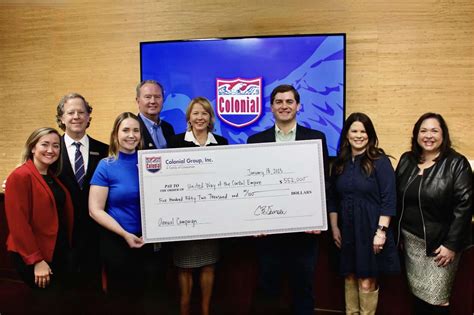 Colonial Group, Inc. Makes Historic Donation to UWCE | United Way of ...