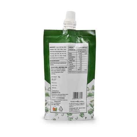 Green Chilli Sauce - Nozzle - 90g – Tapovan Foods Pvt Ltd