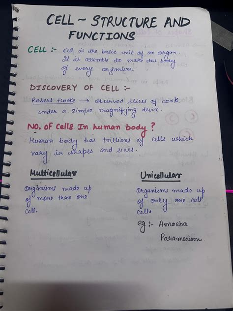 Image result for Class 8 Science Cell Structure and Function