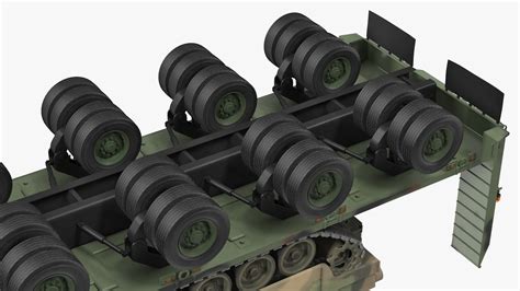 3D model Tank Transporter M1000 Semi-Trailer with M1 Abrams | 3D Molier ...