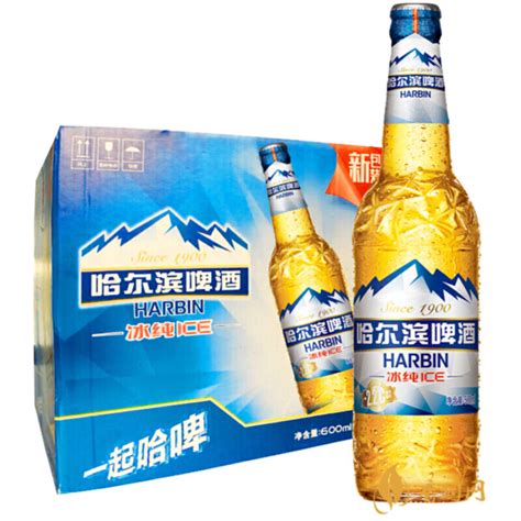 哈尔滨（Harbin）啤酒冰纯600ml*12大瓶装一箱单瓶价格图表-[口感 评测]真假鉴别 多少钱一包-香烟网