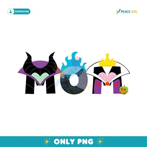 Disney Villains Mom Maleficent Hades Evil Queen Family Vacation PNG