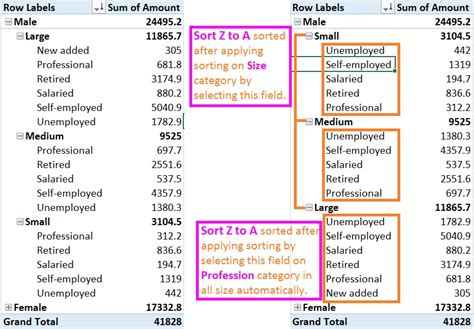 Image result for Manually Sorting a Pivot Table
