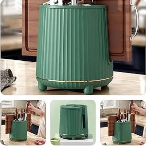 House of Quirk Kitchen Utensil Holder for Countertop Chopping Board ...