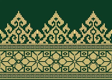 Vector illustration of traditional batik pattern suitable for batik ...