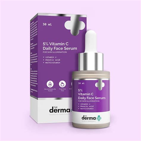 Ferulic Acid Serum with 5% Vitamin C & Multivitamin - 30ml – The Derma Co