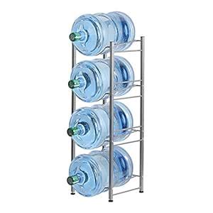 LIANTRAL Water Cooler Jug Rack, 5 Gallon Water Jug Holder Water Bottle ...