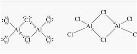 what is the dimeric structure of AlCl3 - Brainly.in