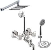 Jaquar Wall Mixer 3-in-1 System with Provision for both Hand Shower and ...