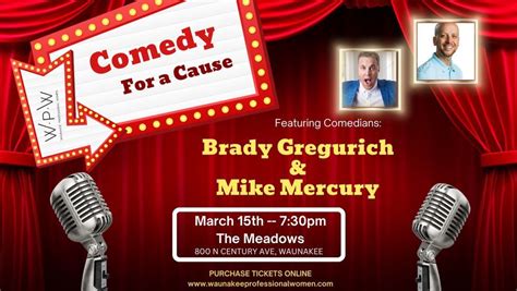 Comedy for a Cause, The Meadows of Sixmile Creek Golf Course, Waunakee ...