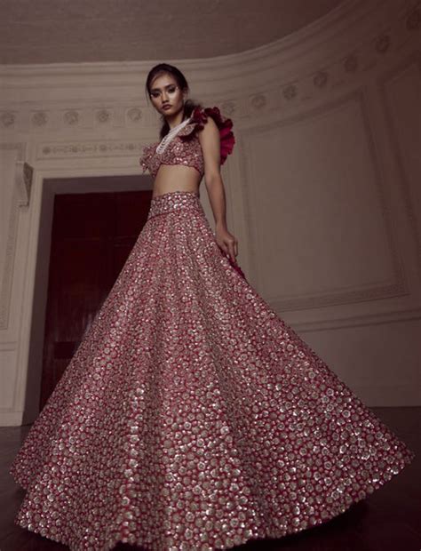 Buy - Taara bloom lehenga set | Elan Store