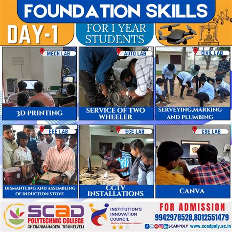 Foundation Skill for I year students | SCAD POLYTECHNIC COLLEGE ...