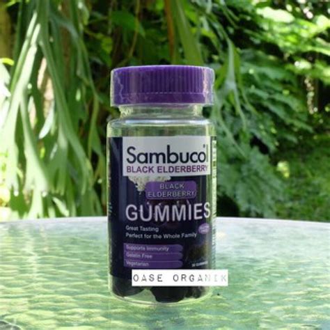 Detil produk Sambucol Black Elderberry Gummies